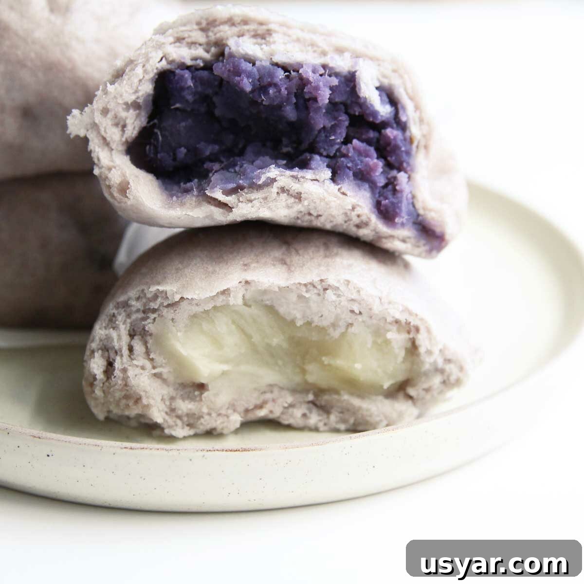 Vegan Purple Sweet Potato Steamed Buns Recipe 17 How to Make Purple Sweet Potato Steamed Buns (Healthy Vegan Recipe!) with filling variations