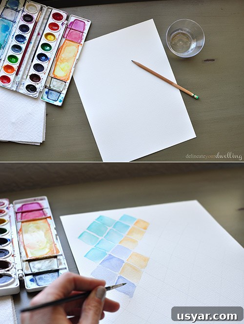 DIY Watercolor Notebook: Make Your Own Sketchbook 4 DIY watercolor notebook | NoBiggie.net