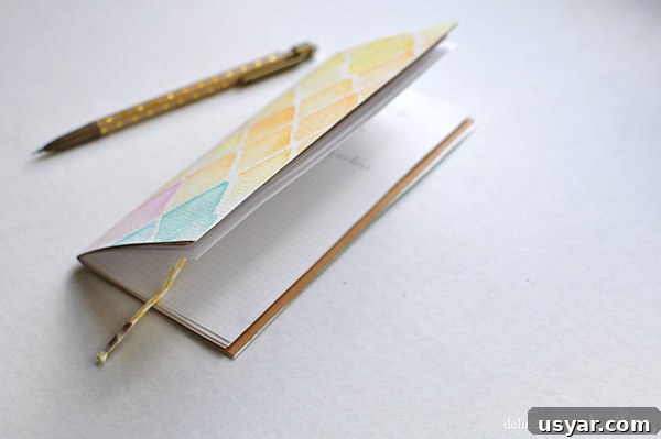 DIY Watercolor Notebook: Make Your Own Sketchbook 6 5 watercolor notebook | NoBiggie.net