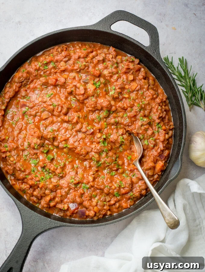lentil ragu