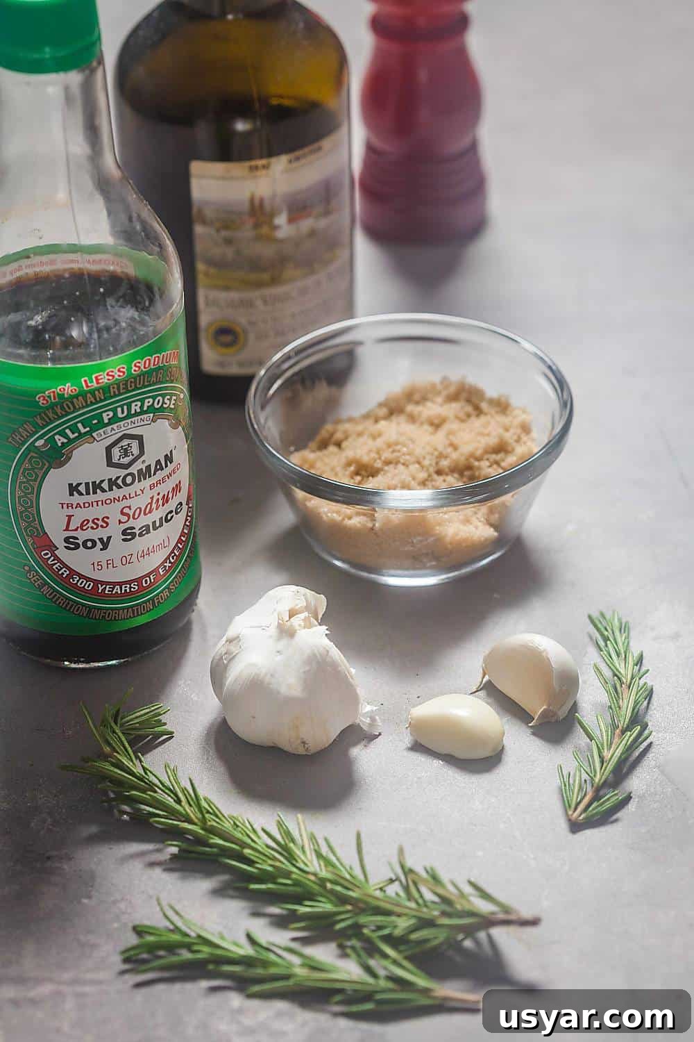 ingredients to make the best steak marinade
