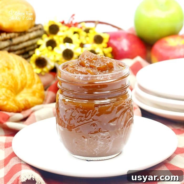 Spoonful of Salted Caramel Apple Butter