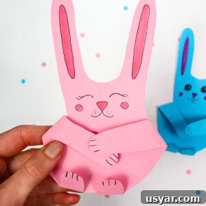Handprint Bunny Craft for Kids 7 handprint bunnies
