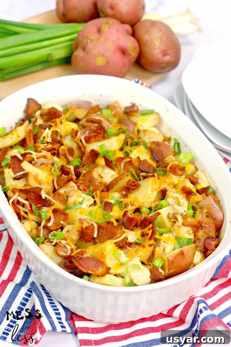 Creamy Chicken and Potato Casserole Recipe 7 loaded baked potato casserole
