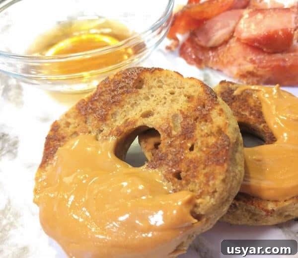 Keto Maple French Toast Bagels Recipe