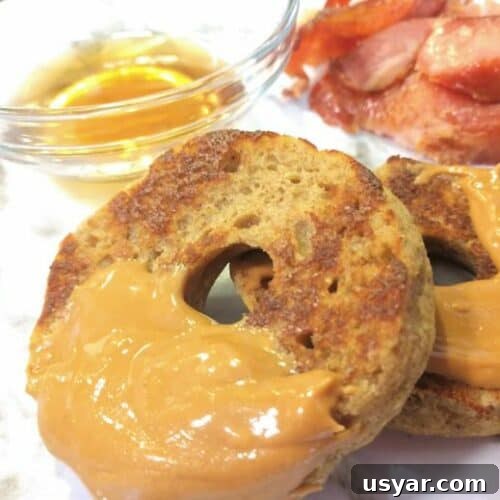 Keto Maple French Toast Bagels Recipe