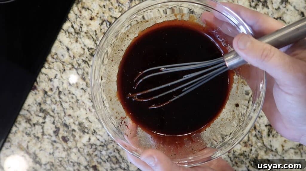 Whisking untol color is dark red