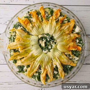 An easy baked zucchini and potato frittata loaded with fresh herbs and cheese