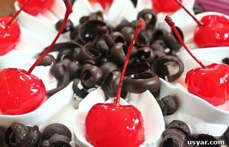 Black Forest Fluff Salad Recipe with Cherries and Chocolate 2 Black Forest Fluff Recipe