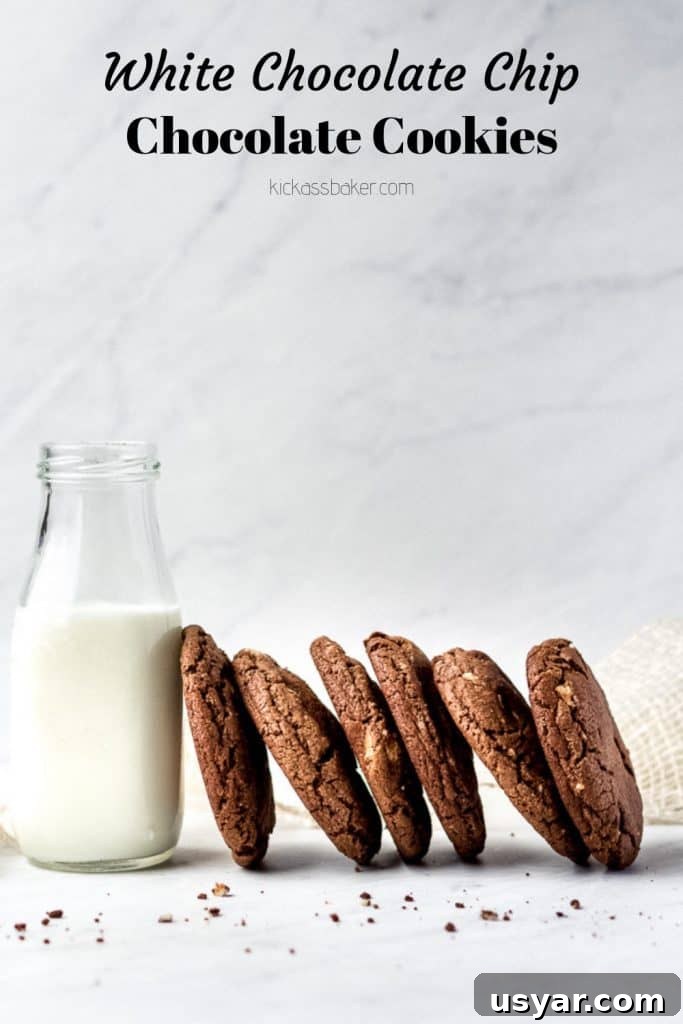 Fudgy White Chocolate Chip Cookie Recipe 9 White Chocolate chip chocolate cookies