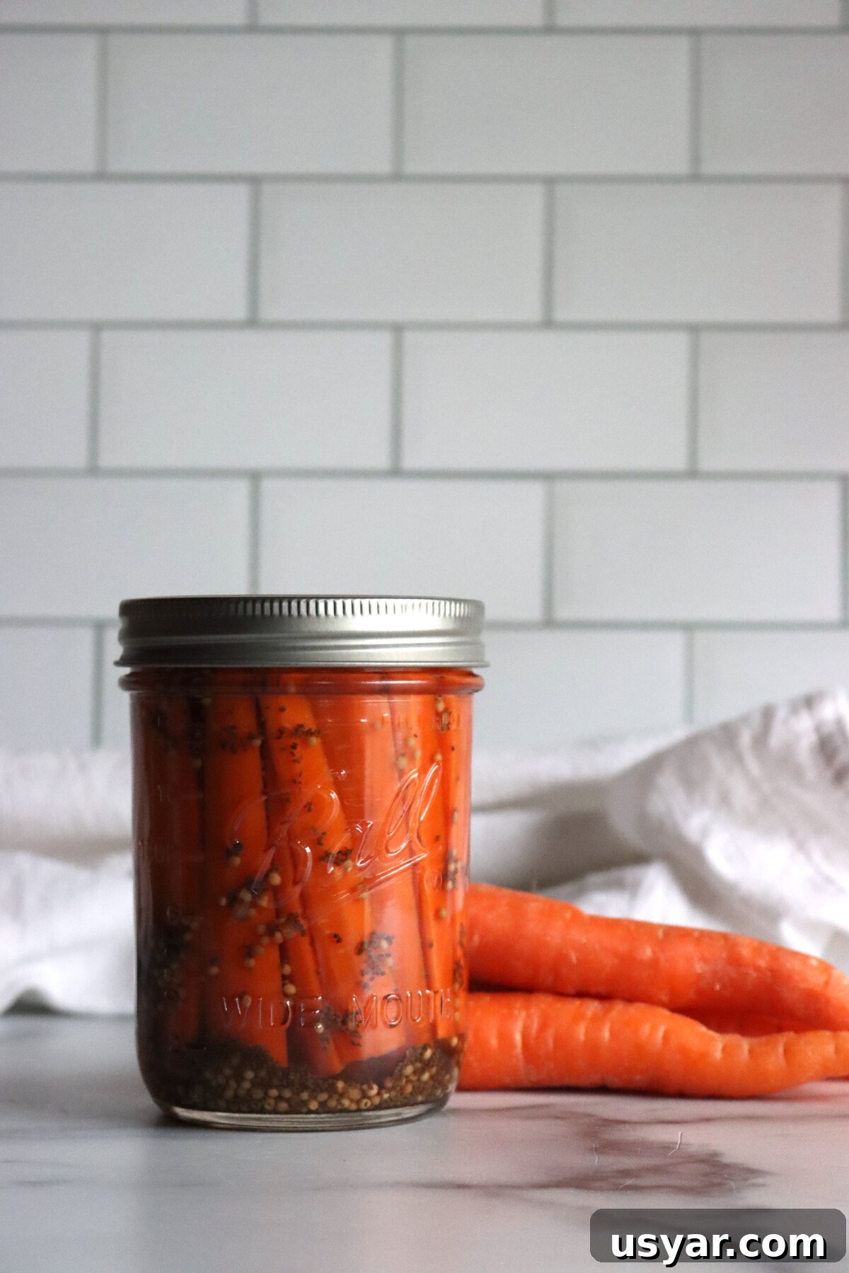 Classic Tangy Pickled Carrots Recipe 3 Pickled Carrots