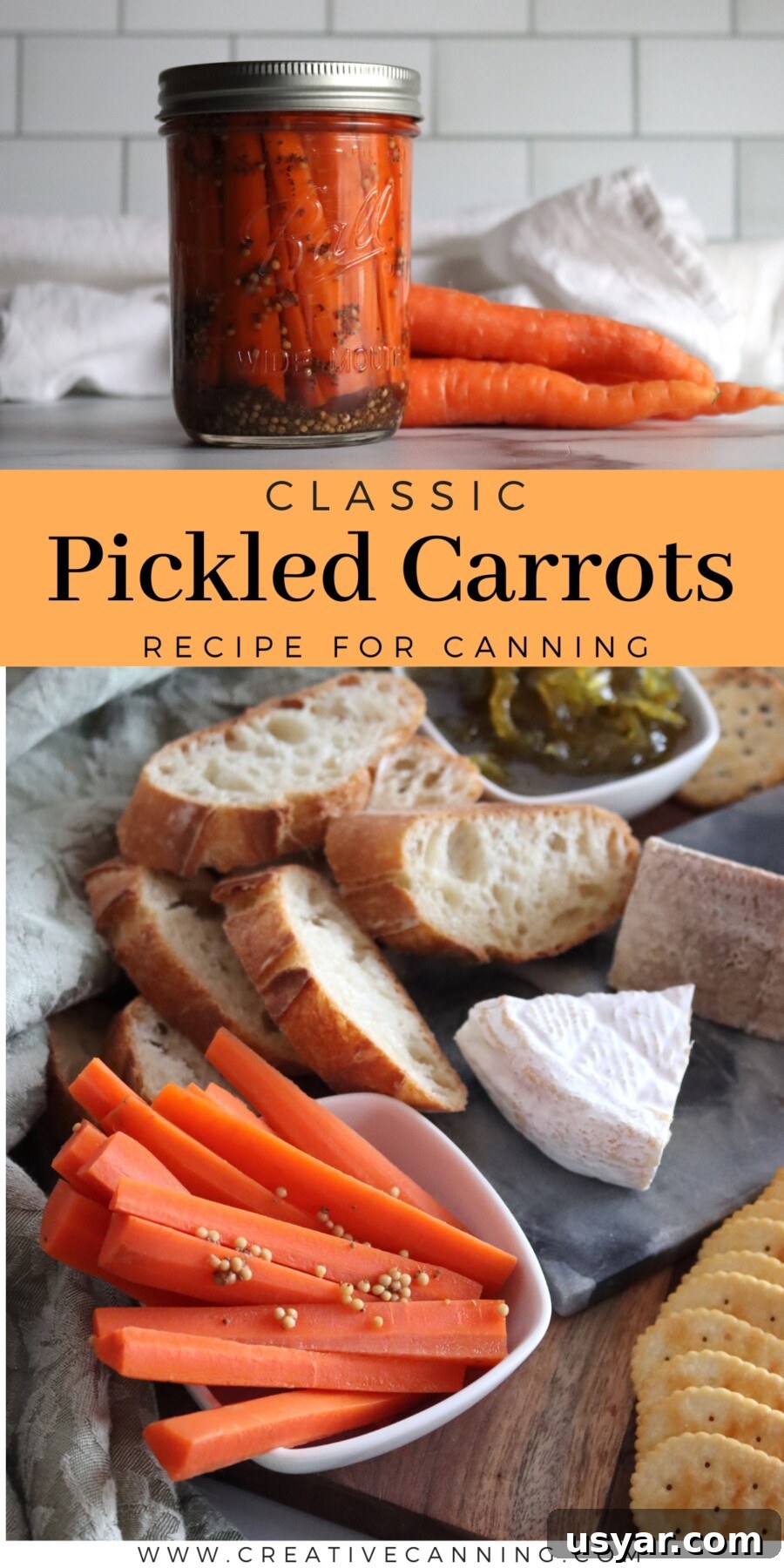 Classic Tangy Pickled Carrots Recipe 14 Classic Pickled Carrots