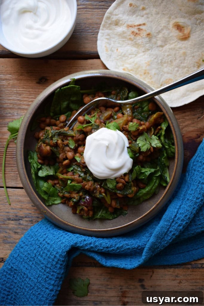 Dal Palak: Spiced Lentils and Spinach Recipe 5 Spiced Lentils and Spinach