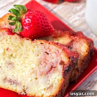 Strawberry Yogurt Pound Cake Recipe 5 Easy homemade strawberry yogurt pound cake with a strawberry glaze and fresh strawberries.