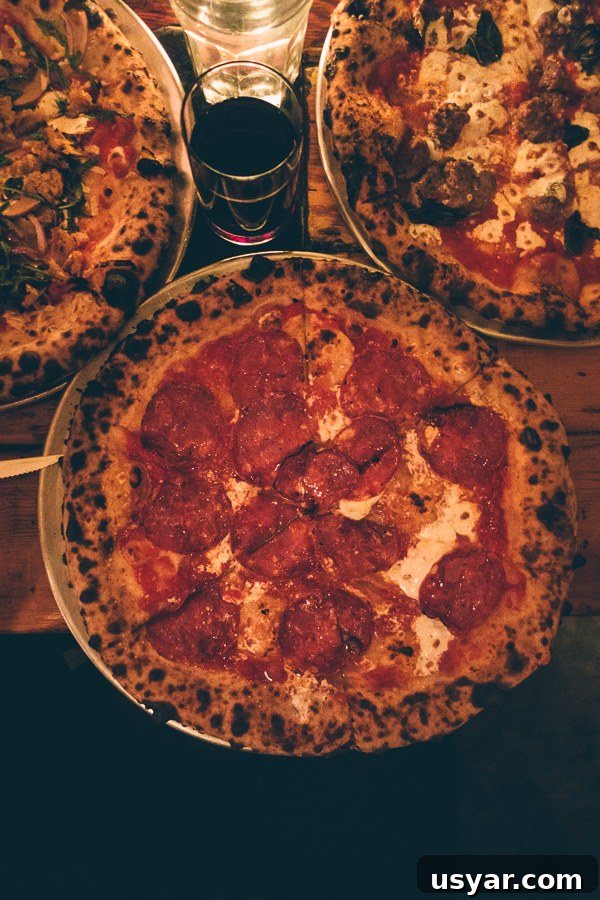 Is This the Pizza Everyone's Raving About in NYC? 3 selection of pizzas at Paulie Gees pizza Brooklyn New York