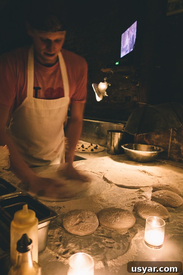Is This the Pizza Everyone's Raving About in NYC? 7 pizza making at Paulie Gees pizza Brooklyn New York