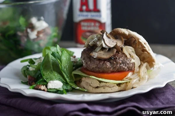 juicy pub style bison burger-2 juicy pub style bison burger-2
