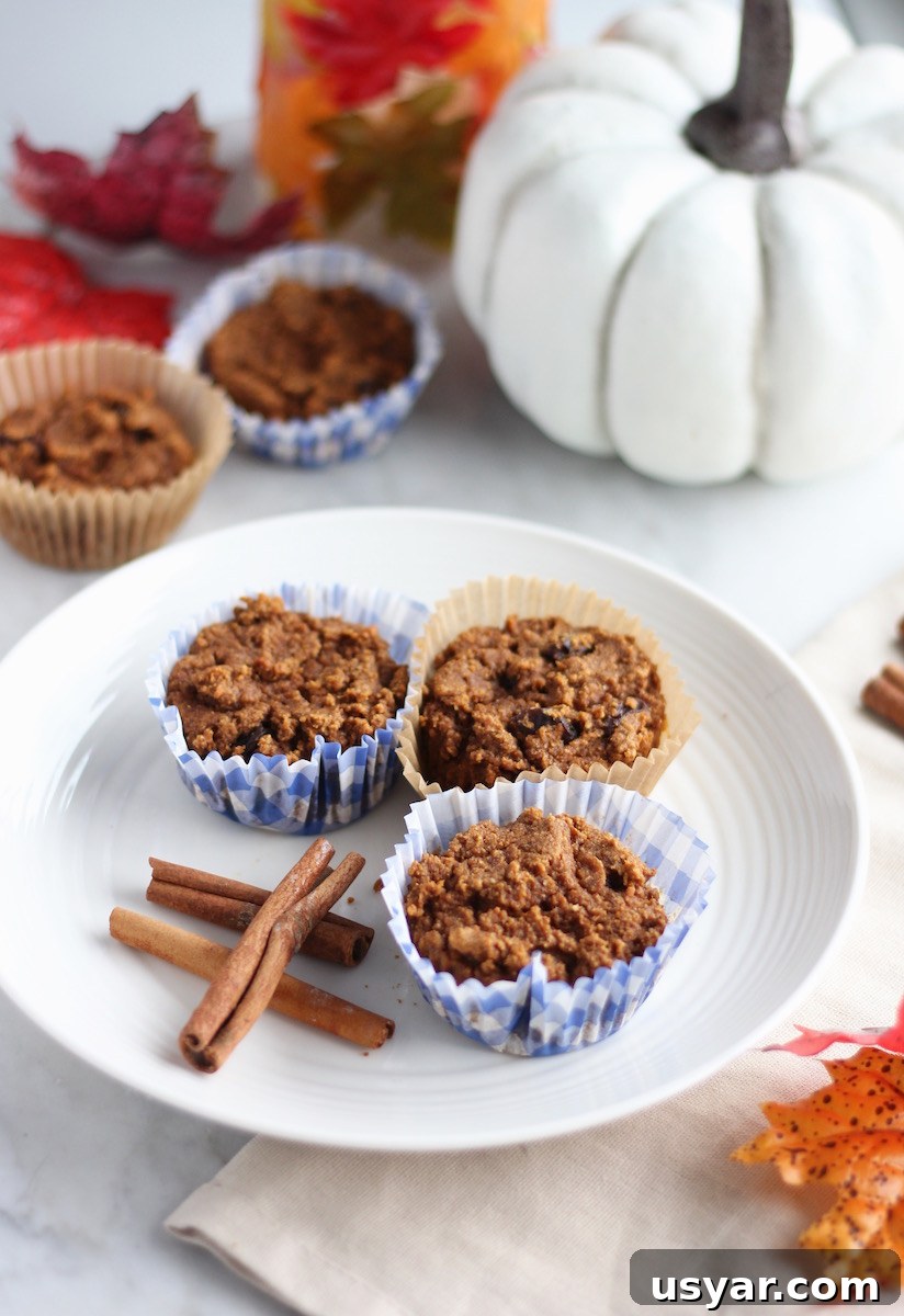 AIP Paleo Pumpkin Spice Muffins 9 Paleo Pumpkin Spice Muffins (AIP) - delicious, healthy muffins for breakfast, brunch, or dessert! | fedandfulfilled.com