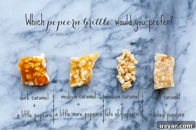 Brown Butter Popcorn Brittle Recipe 4 Testing popcorn brittle recipes