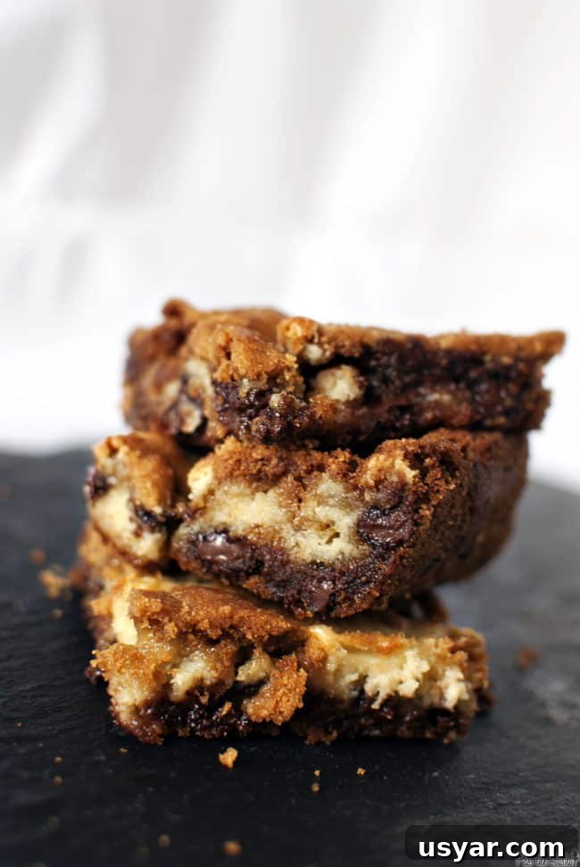 cheesecake_cookie_bar3 Cheesecake Chocolate Chip Cookie Bars