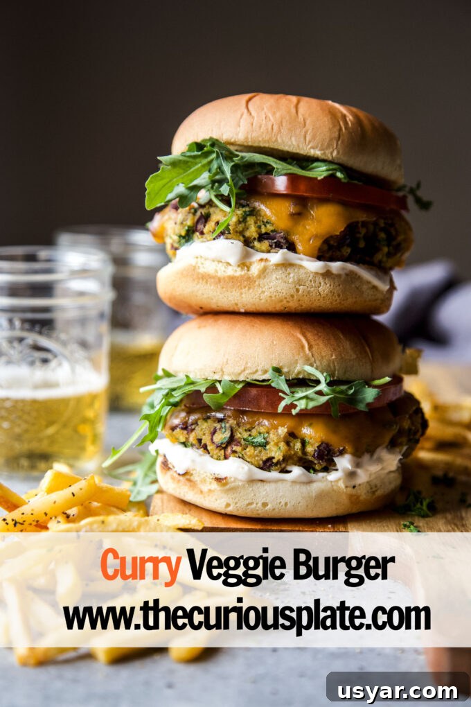 Curried Veggie Burger Recipe: Indian-Spiced Patty 13 curry veggie burger