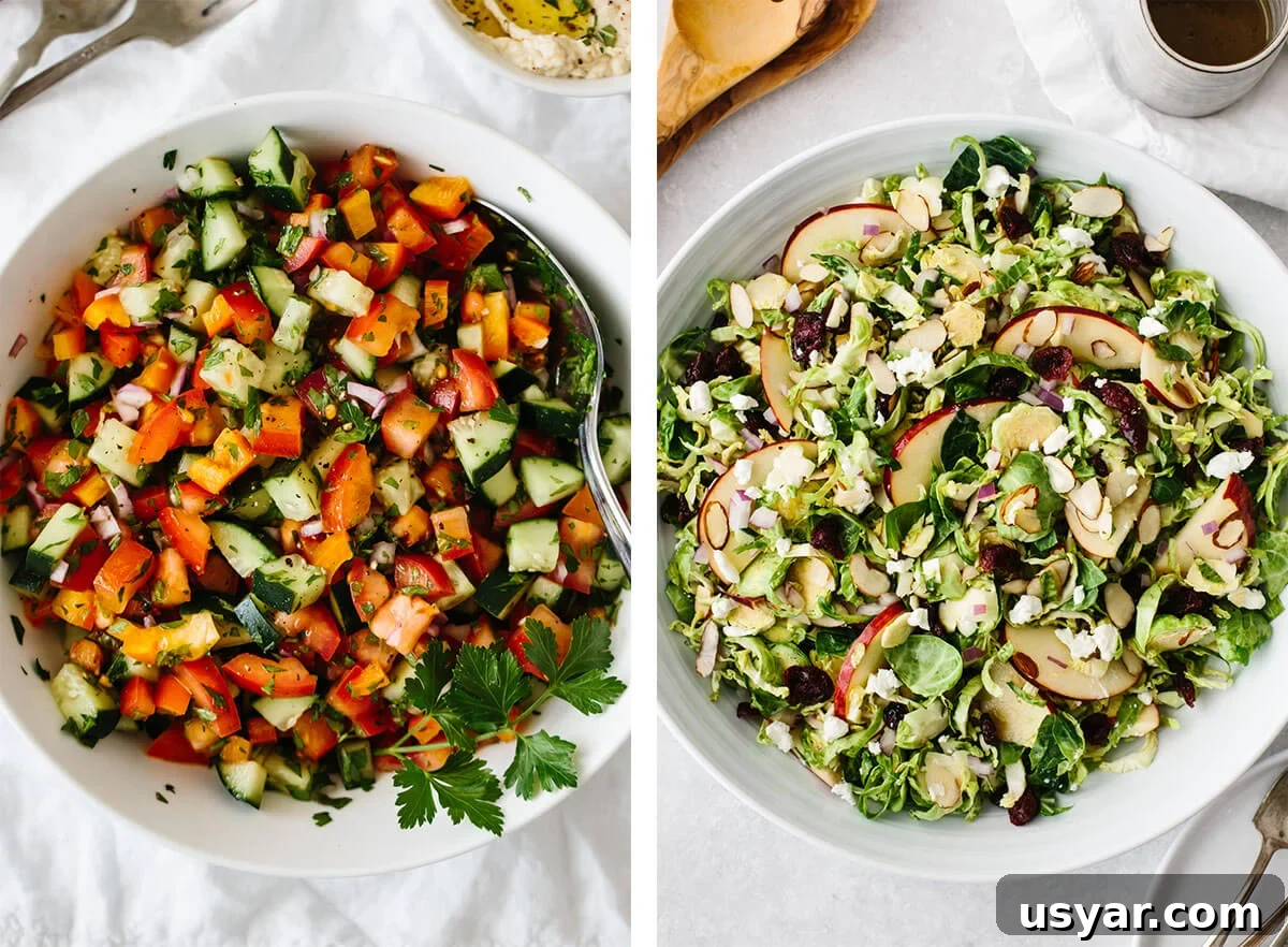 Get inspired by easy, vegetarian recipes! Choose from comforting soups, protein filled dinners, hearty breakfast ideas and everything in between! Vegetarian recipes with Brussels sprouts salad.