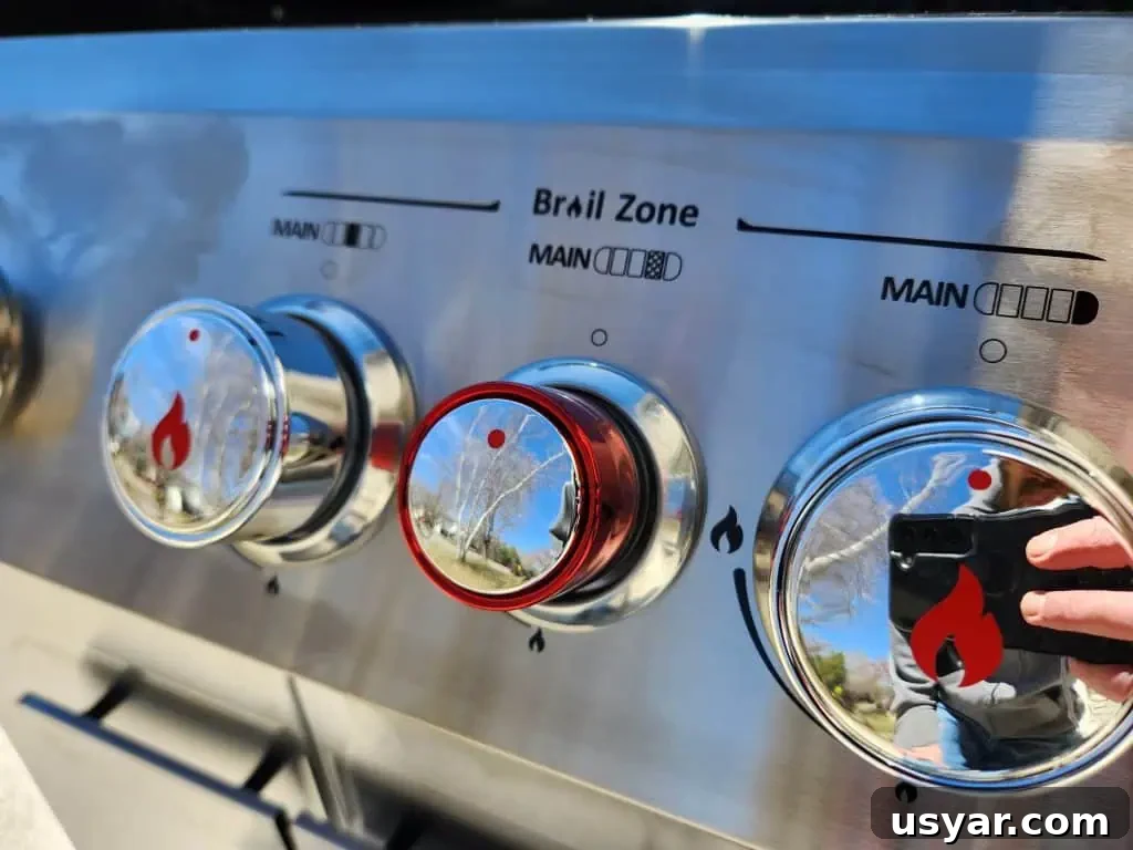 four burners four burners and sear zone