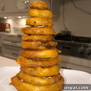 Beer-Battered Onion Rings