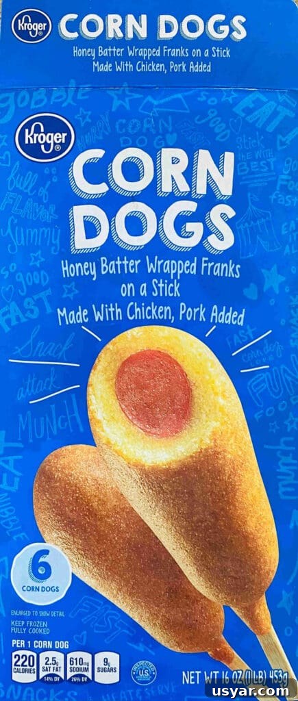 Crispy Air Fryer Corn Dogs Recipe 3 box of kroger air fryer corn dogs