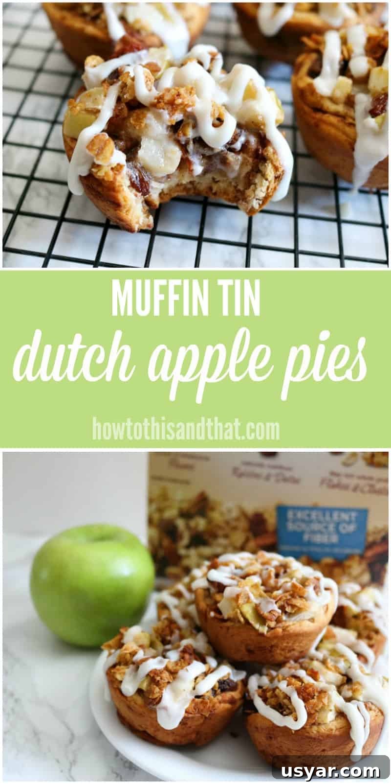mini dutch apple pies