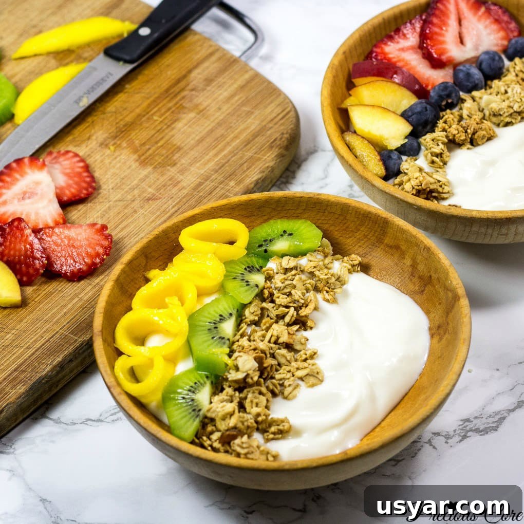 10 Time Saving Back to School Hacks for Parents 4 Homemade yogurt parfait bowls