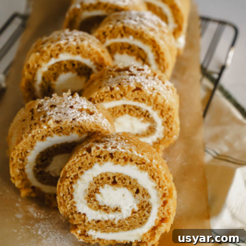Classic Pumpkin Roll Recipe with Cream Cheese Filling 14 Pumpkin Roll