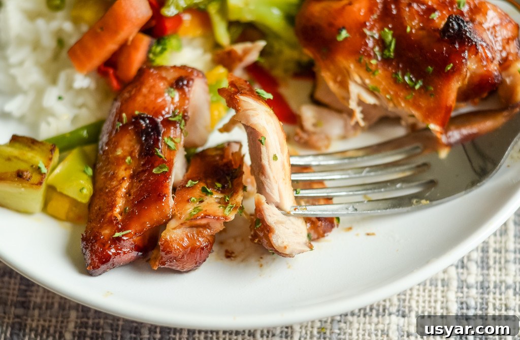 Crispy Air Fryer Teriyaki Chicken Thighs 6 air fryer teriyaki chicken