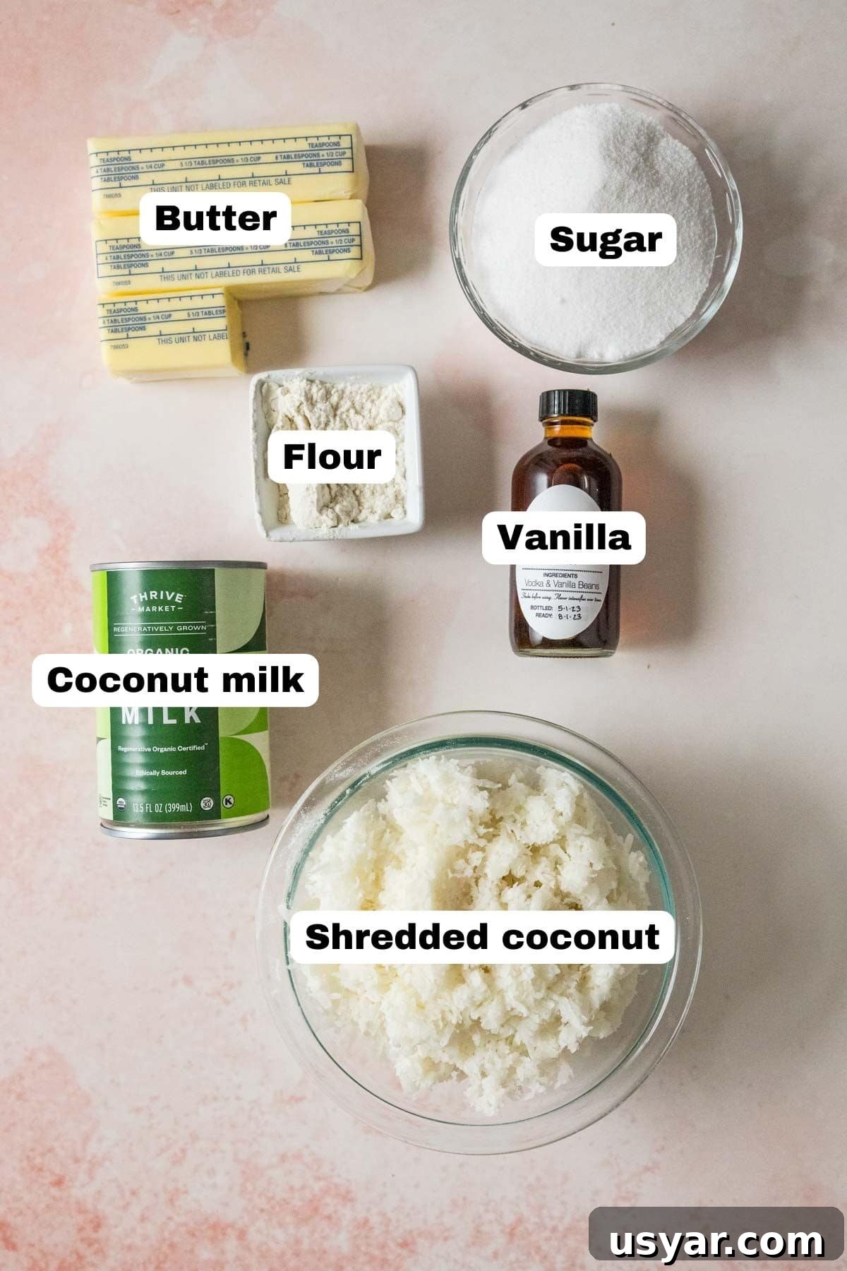 Classic Coconut Cake Recipe with Coconut Cream Frosting 5 Ingredients for the frosting for coconut cake