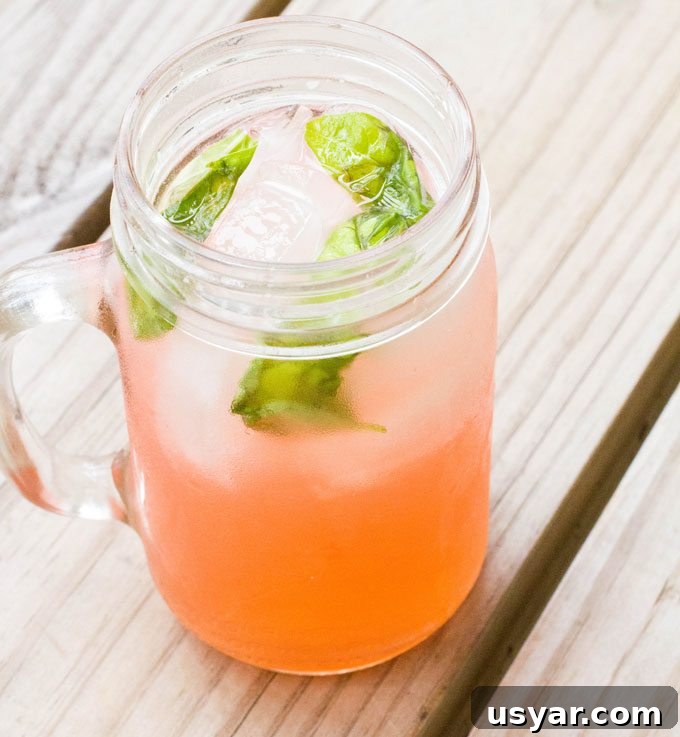 Coconut Rhubarb Basil Cocktail Coconut Rhubarb Basil Cocktail