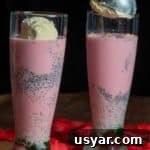 Falooda dessert drink