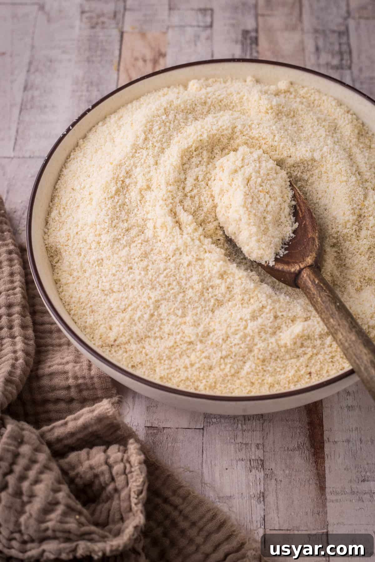 Nut Flours: Uses, Baking Tips and Substitutes 5 bowl of almond flour.