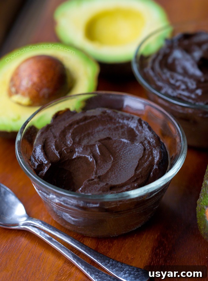 Chocolate Avocado Mousse Chocolate Avocado Mousse