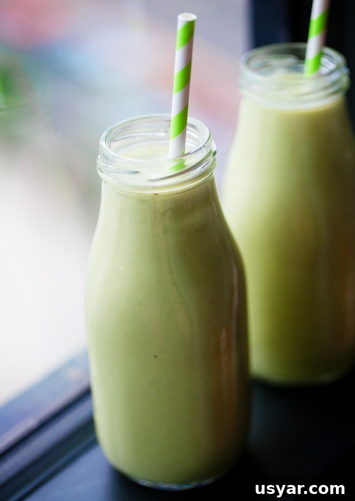Green Healthy Avocado Smoothie (Vegan, Keto) Green Healthy Avocado Smoothie (Vegan, Keto)