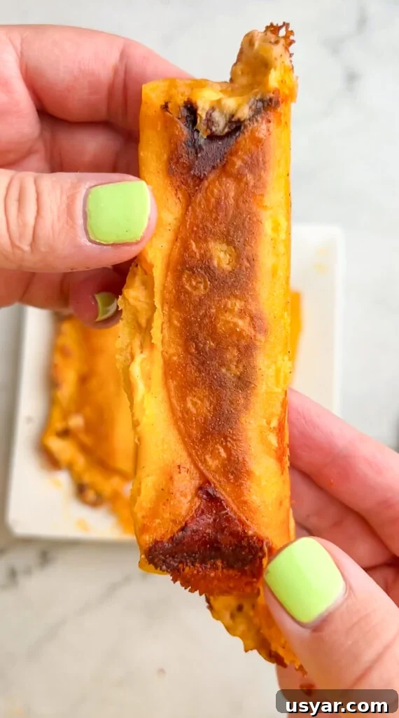 Crispy Buffalo Chicken Taquitos Recipe 3 Buffalo Chicken Taquitos