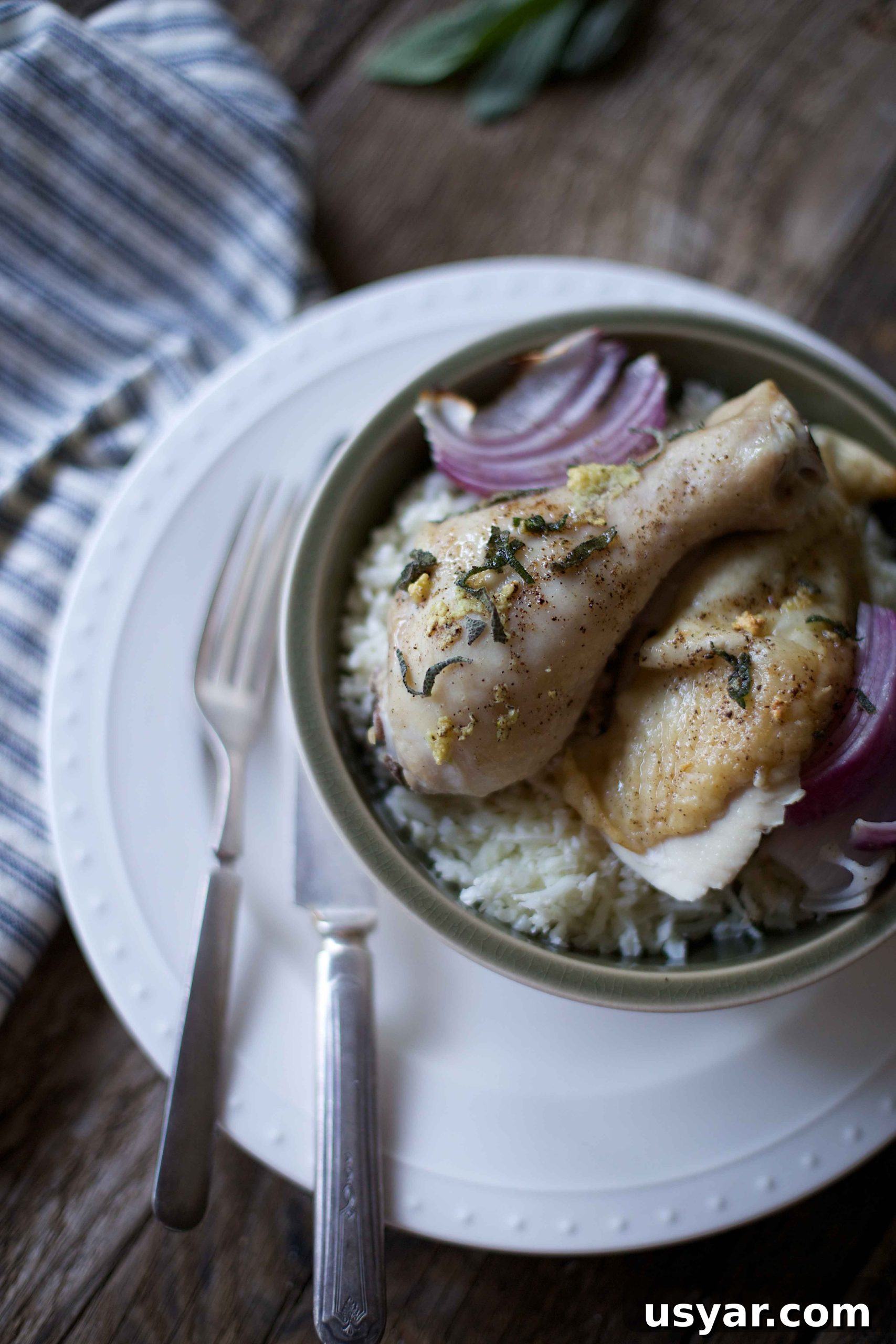 Browned Butter Sage Roasted Chicken