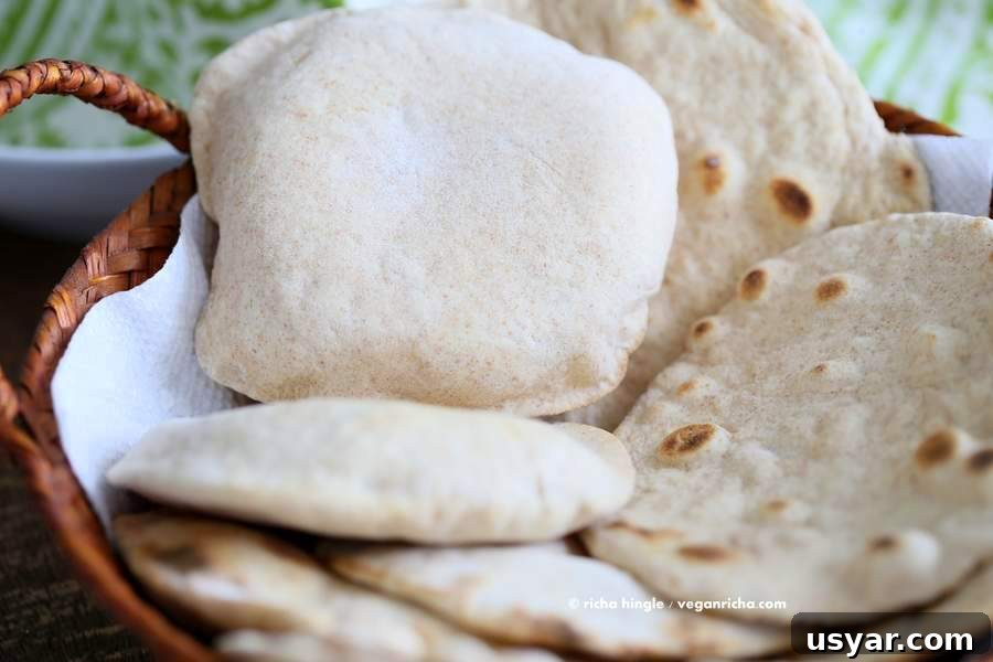 Homemade Vegan Yeast-Free Flatbread and Pita 5 vegan yeast free flatbread