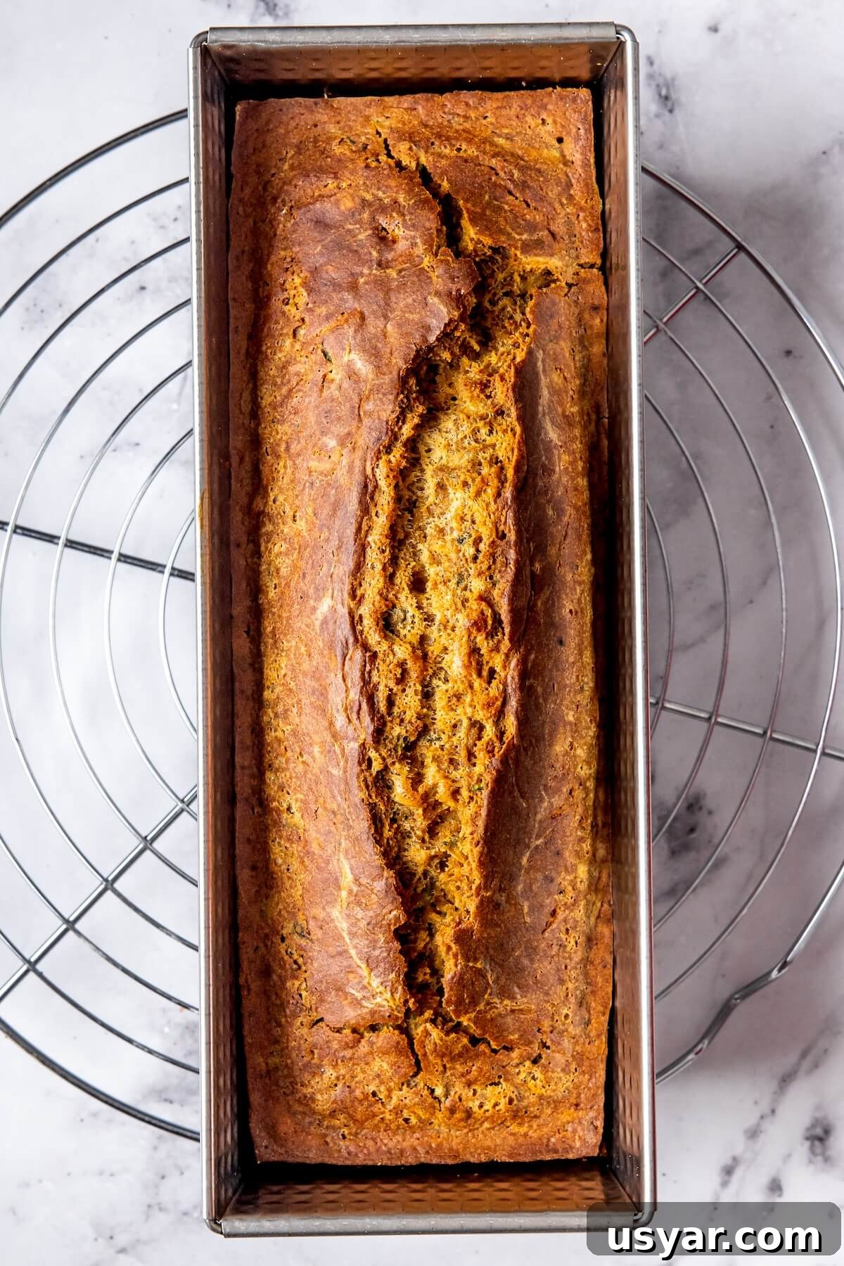 Gluten-Free Zucchini Bread Recipe 8 How to Make Gluten Free Zucchini Bread Step 6 - Olivia Adriance