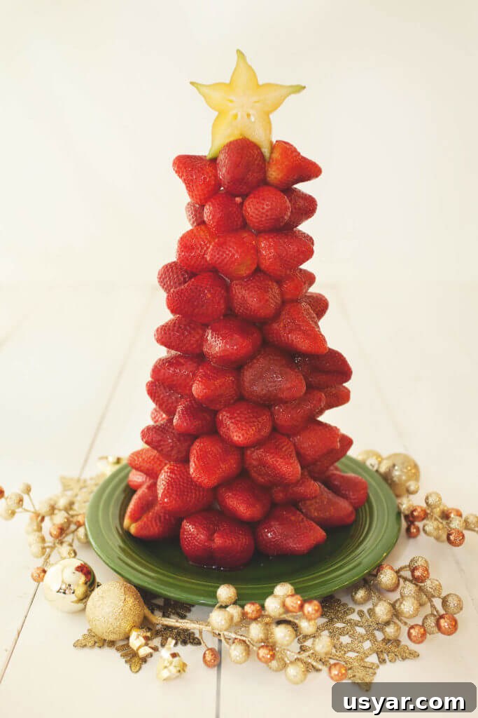 5 Smart Holiday Eating Tips to Avoid Overeating 3 Strawberry Christmas Tree | Christmas Fruit Tray Idea