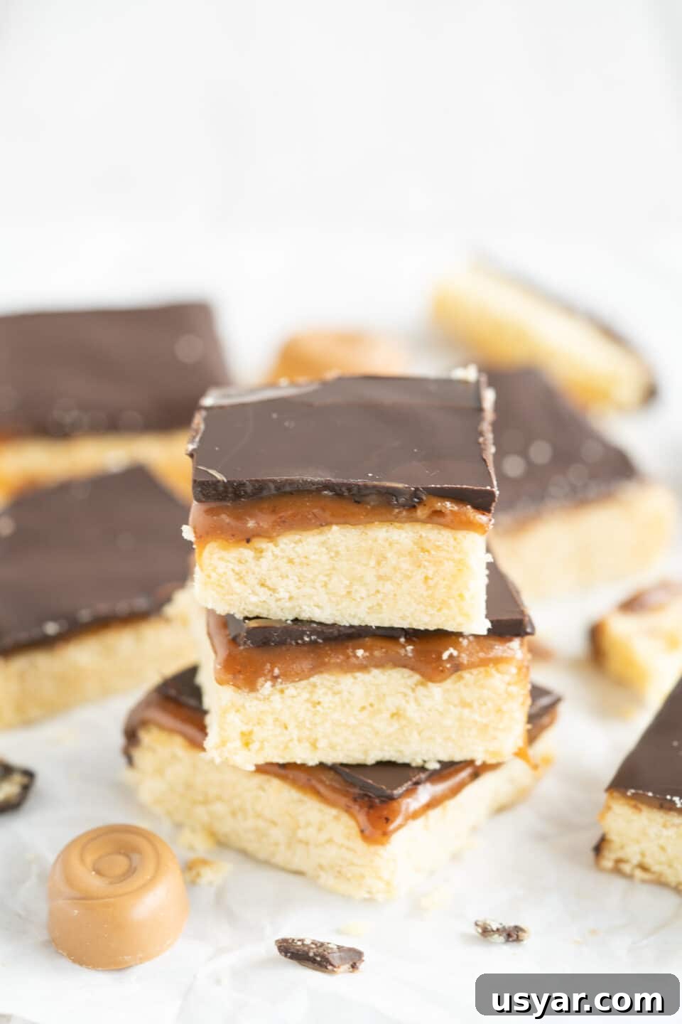 Millionaire's Shortbread: Caramel and Chocolate Recipe 4 Chocolatey Caramel Shortbread Recipe