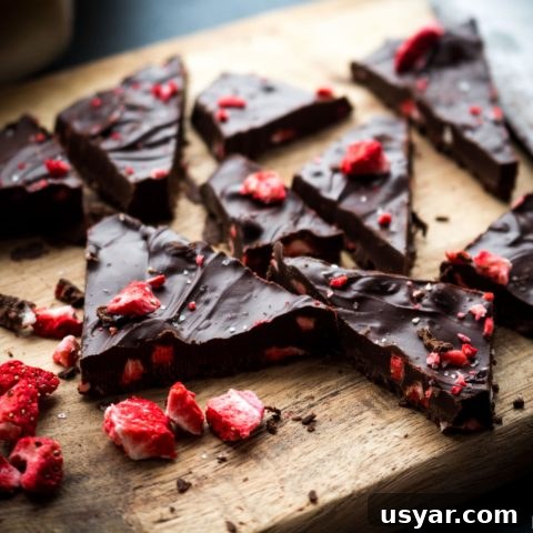 Chocolate Covered Strawberry Bark