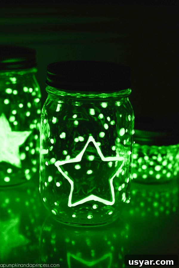 How to Make Minions Slime at Home 9 Glow in the dark mason jar tutorial