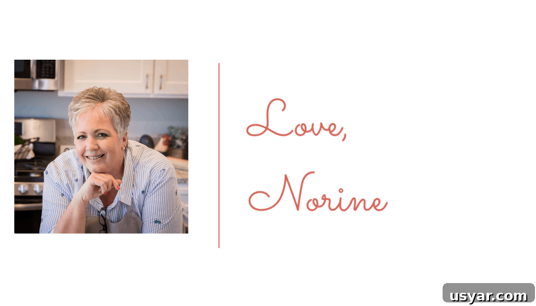 Signature and photo for Norine