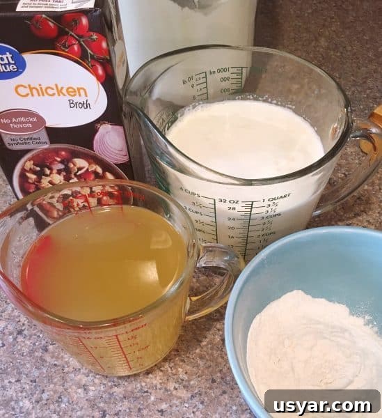 Ingredients for soup