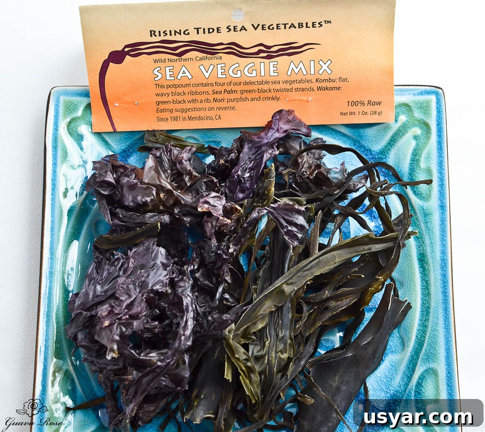 Honu Seaweed Salad: Hawaiian Sea Vegetable Recipe 3 Assorted dried sea vegetables (seaweed)